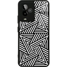 S-Case Gm 24 Pro Üçgen Geometrik Tasarımlı Glossy Telefon Kılıfı