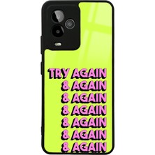 S-Case Gm 24 Pro Try Again Tasarımlı Glossy Telefon Kılıfı
