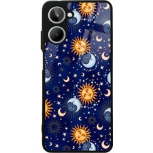 S-Case Oppo Realme 10 Ay Güneş Pijama Tasarımlı Glossy Telefon Kılıfı