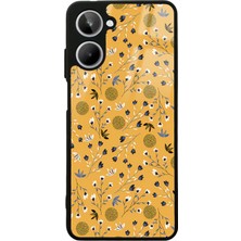 S-Case Oppo Realme 10 Sarı Bindanlı Tasarımlı Glossy Telefon Kılıfı