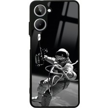 S-Case Oppo Realme 10 Space Tasarımlı Glossy Telefon Kılıfı