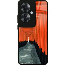 S-Case Oppo Reno 11F 5g Pastel Pencereler Tasarımlı Glossy Telefon Kılıfı