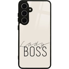 S-Case Samsung S24 Fe Lady Boss Tasarımlı Glossy Telefon Kılıfı