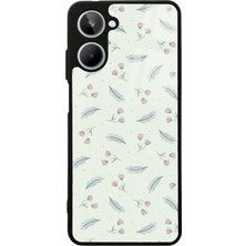 S-Case Oppo Realme 10 Yeşil Yapraklı Tasarımlı Glossy Telefon Kılıfı