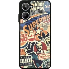 S-Case Oppo Realme 10 Retro Marka Tasarımlı Glossy Telefon Kılıfı