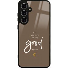 S-Case Samsung S24 Fe Good Today Tasarımlı Glossy Telefon Kılıfı