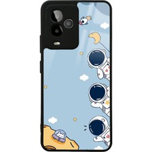 S-Case Gm 24 Pro Mini Astronot Tasarımlı Glossy Telefon Kılıfı