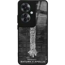 S-Case Oppo Reno 11F 5g Apollo Plan Tasarımlı Glossy Telefon Kılıfı