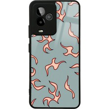 S-Case Gm 24 Pro Retro Alev Tasarımlı Glossy Telefon Kılıfı