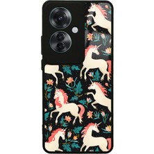 S-Case Oppo Reno 11F 5g Unicorn Desenli Tasarımlı Glossy Telefon Kılıfı
