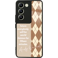 S-Case Vivo V30 Lite Andy Ekose Tasarımlı Glossy Telefon Kılıfı