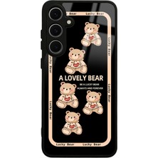 S-Case Samsung S24 Fe Lucky Bear Tasarımlı Glossy Telefon Kılıfı