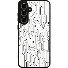 S-Case Samsung S24 Fe System Tasarımlı Glossy Telefon Kılıfı