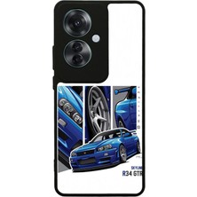 S-Case Oppo Reno 11F 5g Gtr Tasarımlı Glossy Telefon Kılıfı