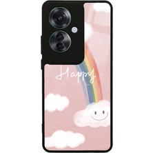 S-Case Oppo Reno 11F 5g Happy Cloude Tasarımlı Glossy Telefon Kılıfı