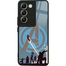 S-Case Vivo V30 Lite Blue Avengers Tasarımlı Glossy Telefon Kılıfı