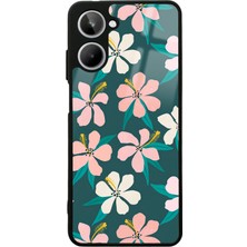 S-Case Oppo Realme 10 Leaf Flovers Tasarımlı Glossy Telefon Kılıfı