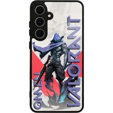 S-Case Samsung S24 Fe Valorant Omen Tasarımlı Glossy Telefon Kılıfı