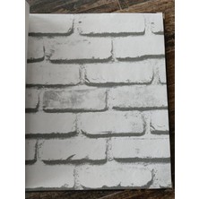 Kms Home 3 Boyutlu Hava Alabilen Silinebilir Kabartmalı Taş Desen Duvar Kağıdı 5 M²