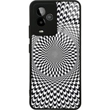 S-Case Gm 24 Pro Triptrance Plaid Tasarımlı Glossy Telefon Kılıfı