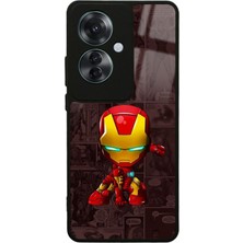 S-Case Oppo Reno 11F 5g Iron Man Tasarımlı Glossy Telefon Kılıfı