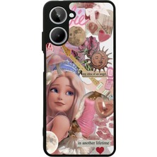 S-Case Oppo Realme 10 Barbie Tasarımlı Glossy Telefon Kılıfı