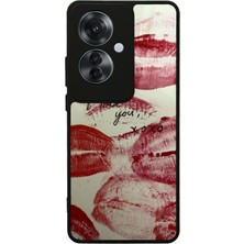 S-Case Oppo Reno 11F 5g I Love You Tasarımlı Glossy Telefon Kılıfı