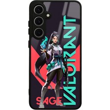 S-Case Samsung S24 Fe Valorant Sage Tasarımlı Glossy Telefon Kılıfı