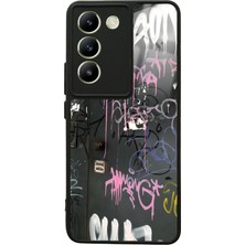 S-Case Vivo V30 Lite Sings Tasarımlı Glossy Telefon Kılıfı