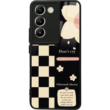 S-Case Vivo V30 Lite Don't Ery Tasarımlı Glossy Telefon Kılıfı