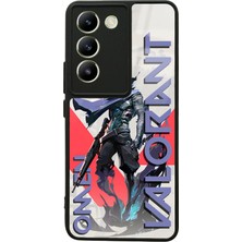 S-Case Vivo V30 Lite Valorant Omen Tasarımlı Glossy Telefon Kılıfı
