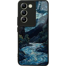 S-Case Vivo V30 Lite Night Tasarımlı Glossy Telefon Kılıfı