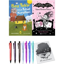 Isadora Moon 10 Pijama Partisine Gidiyor ve Bay Tekir ve Onun Tuhaf Kuralları 2li Set