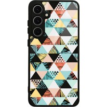 S-Case Samsung S24 Fe Retro Duvar Kağıdı Tasarımlı Glossy Telefon Kılıfı