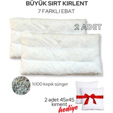 Fifty Home 2li Büyük Sırt Kırlent Iç Dolgu - 7 Farklı Ebat - Koltuk Sırt Kırlenti