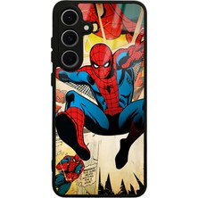 S-Case Samsung S24 Fe Spider-Man Örümcek Adam Tasarımlı Glossy Telefon Kılıfı
