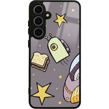 S-Case Samsung S24 Fe Doodle Jump Tasarımlı Glossy Telefon Kılıfı