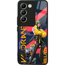 S-Case Vivo V30 Lite Valorant Killjoy Tasarımlı Glossy Telefon Kılıfı