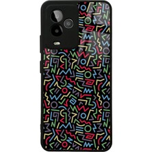 S-Case Gm 24 Pro Geometrik Renkler Tasarımlı Glossy Telefon Kılıfı