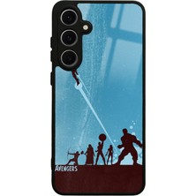 S-Case Samsung S24 Fe Avengers Tasarımlı Glossy Telefon Kılıfı