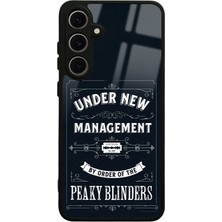 S-Case Samsung S24 Fe Peaky Blinders Management Tasarımlı Glossy Telefon Kılıfı
