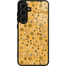 S-Case Samsung S24 Fe Sarı Bindanlı Tasarımlı Glossy Telefon Kılıfı