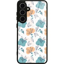 S-Case Samsung S24 Fe Minik Yapraklar Tasarımlı Glossy Telefon Kılıfı
