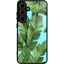 S-Case Samsung S24 Fe Leaf Tasarımlı Glossy Telefon Kılıfı