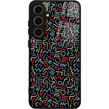 S-Case Samsung S24 Fe Geometrik Renkler Tasarımlı Glossy Telefon Kılıfı