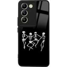 S-Case Vivo V30 Lite Dancer Skeleton Tasarımlı Glossy Telefon Kılıfı