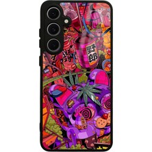 S-Case Samsung S24 Fe Neon Island Tasarımlı Glossy Telefon Kılıfı