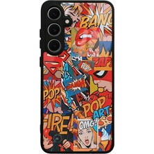 S-Case Samsung S24 Fe Retro Comics Tasarımlı Glossy Telefon Kılıfı
