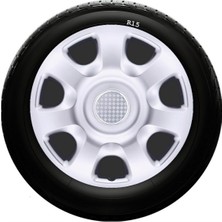 Sjs Sks Alfa Romeo Jant Kapağı 15 Inc Kırılmaz 1 Takım 4 Adet NO:336