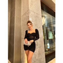 Billy Simli Gloplu Elbise